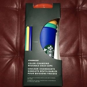 Starbucks color changing cold cups